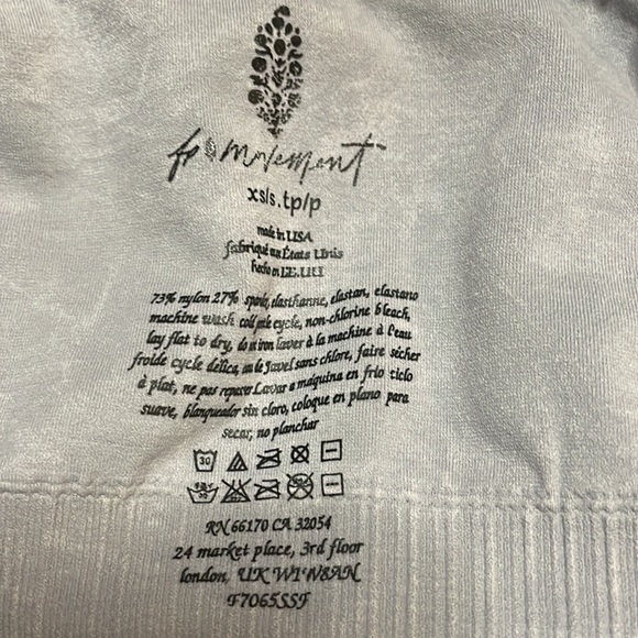 Free People Movement Good Karma High-Waist Leggings and Crop Top size XS/S NEW - Picture 8 of 9